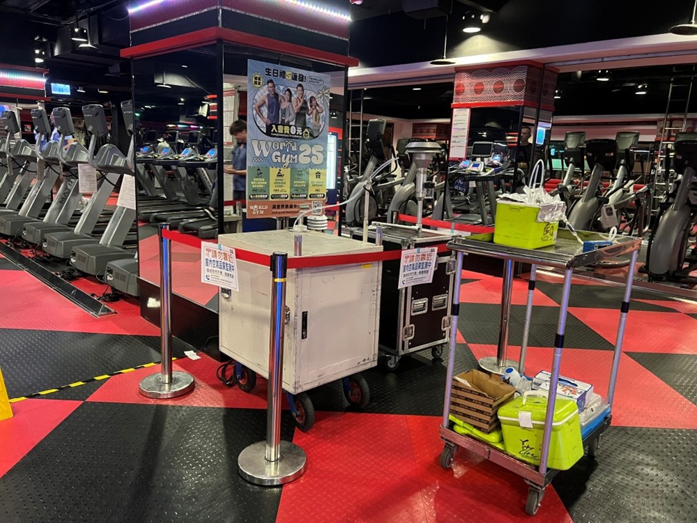 北市稽查運動健身場所室內空氣品質 大安運動中心及World Gym西門店、台北松隆店超標 
