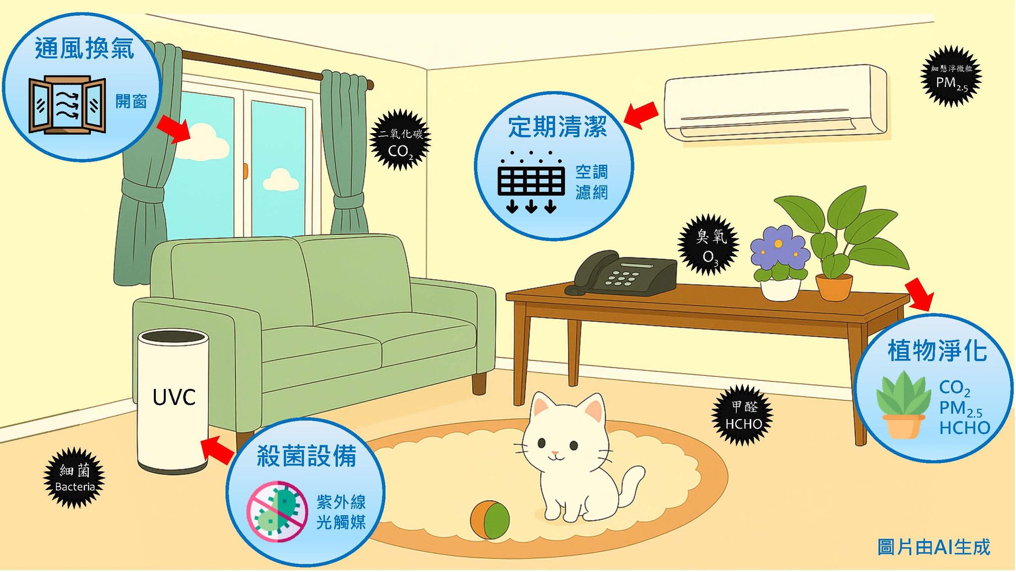 提升室內空氣品質 從認識污染物開始!